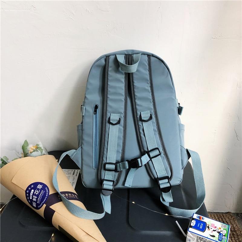 Mittlere Größe Bi Farbe Schnalle Rucksack