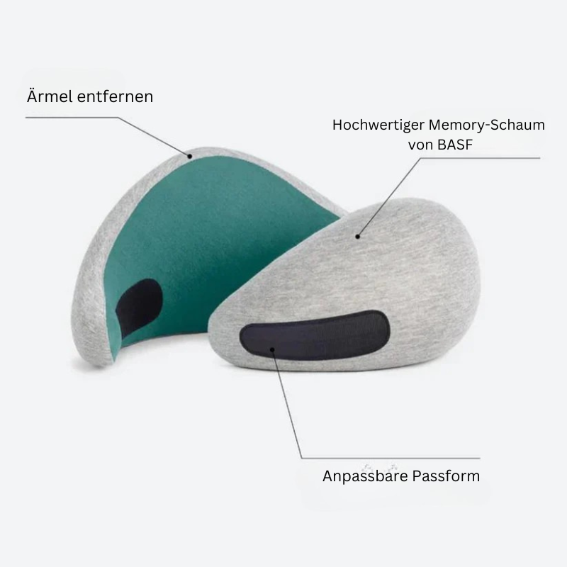 Ergonomisches Nackenkissen aus Memory-Schaum