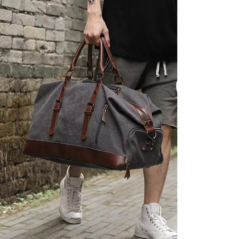 Große Kapazität Canvas Travel Duffle Tasche