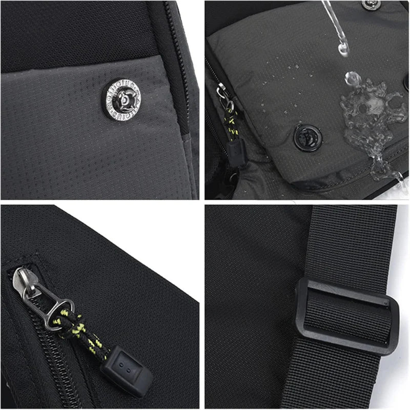 Leichte Umhängetasche Mit Mehreren Fächern