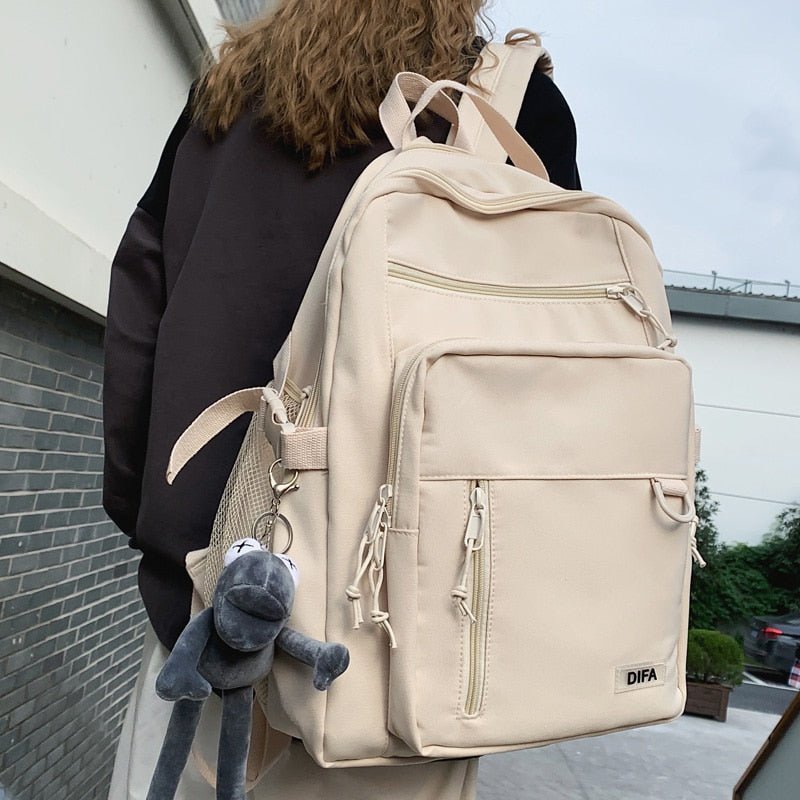 Geräumiger Und Strapazierfähiger Schulrucksack | Zweistufiges Wasserdichtes Design